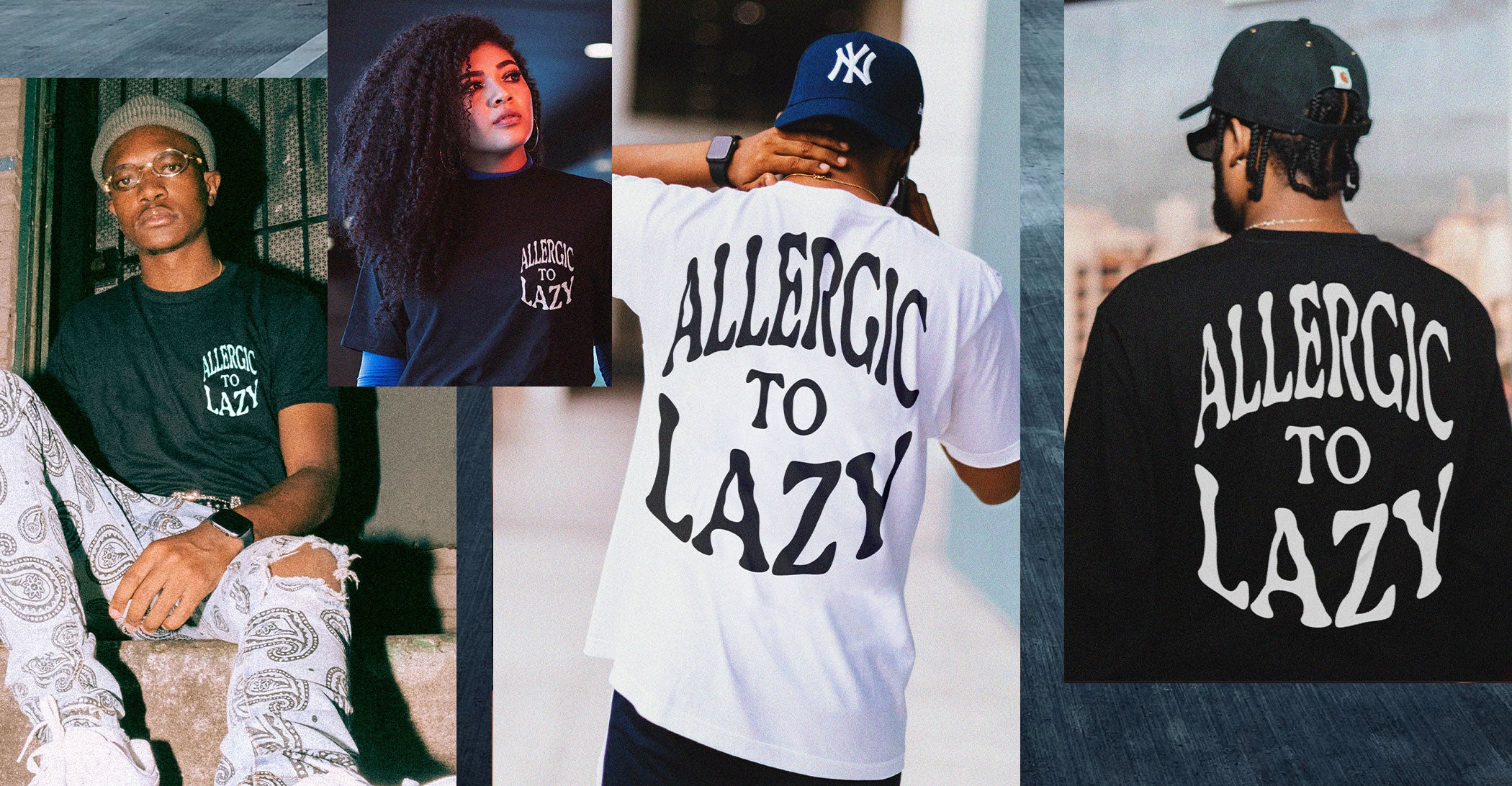 Allergic to Lazy apparel